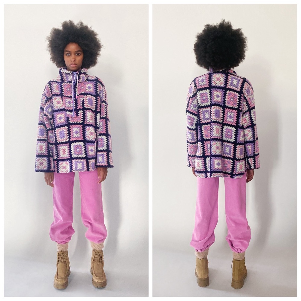 Size XS-S | Zara | NWT Oversized Crochet Effect Wool Sweater
